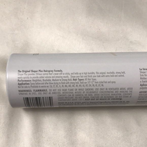 Sebastian SHAPER PLUS+ Extra hold hairspray Original NEW - Picture 8 of 9